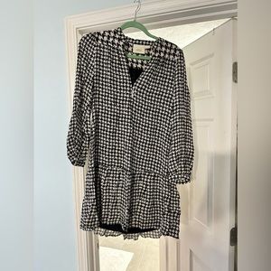 EUC Maeve Sterling Houndstooth Tunic